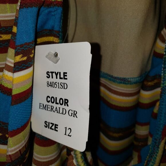 Mainstream Striped Halter Swimdress - Picture 9 of 9